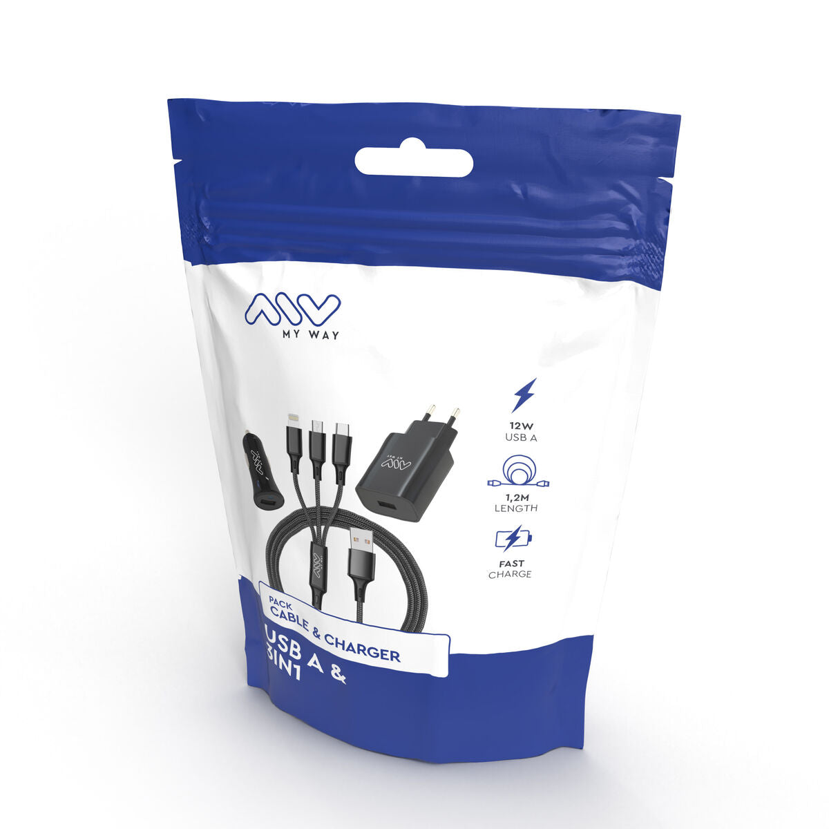 Car Charger Myway Black