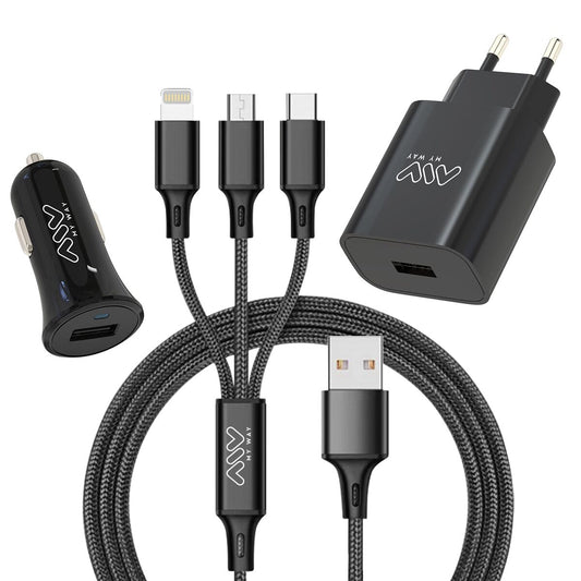 Car Charger Myway Black