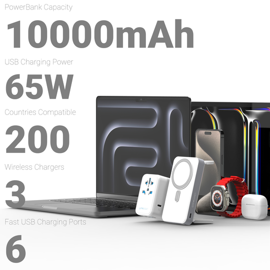 OneGoWorld65 - Universeller 65W Reiseadapter